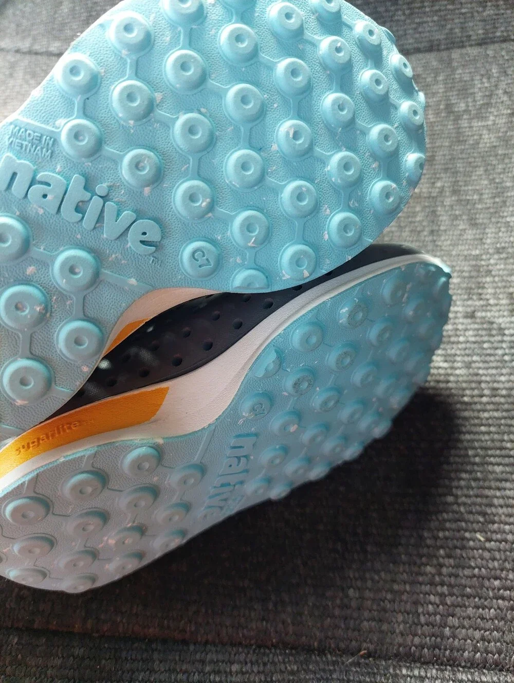NATIVE Sneakers Sz C7 SHOES Robbie Sugarlite Block Kids
